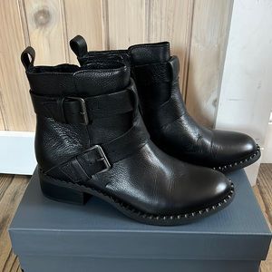 Gentle souls black moto boots